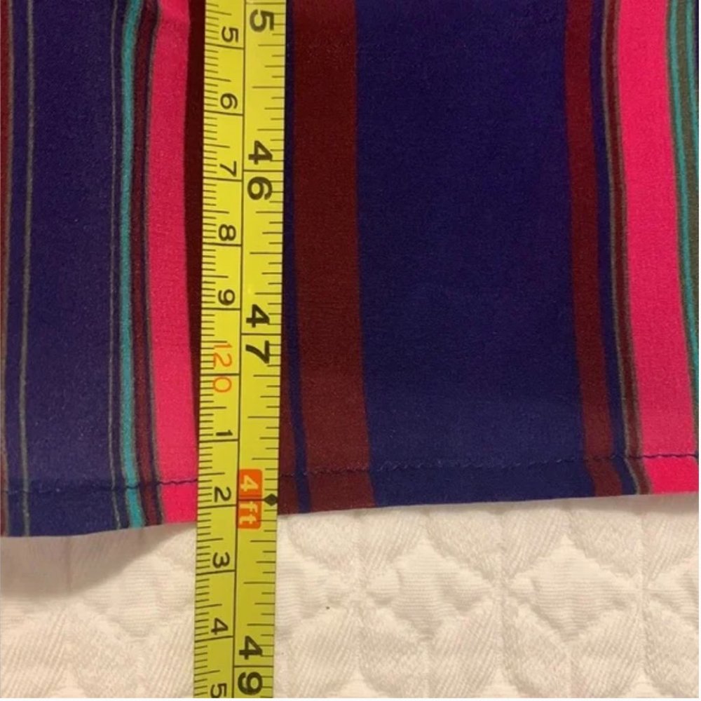 Figue Elena Long-Sleeve Multi-Striped Dress Size M NWOT - Picture 11 of 12